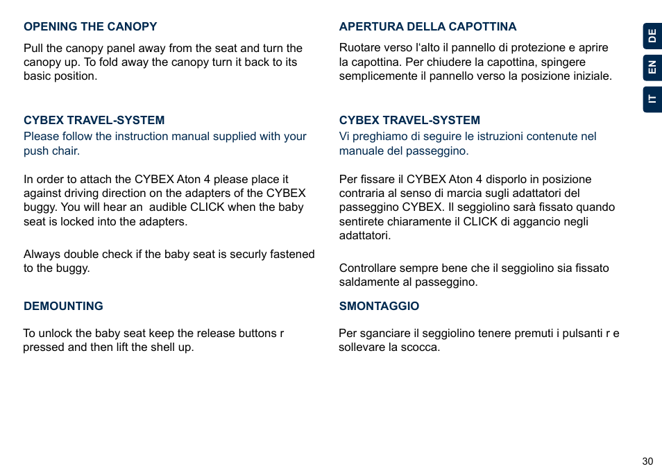 Cybex ATON 4 User Manual | Page 32 / 132