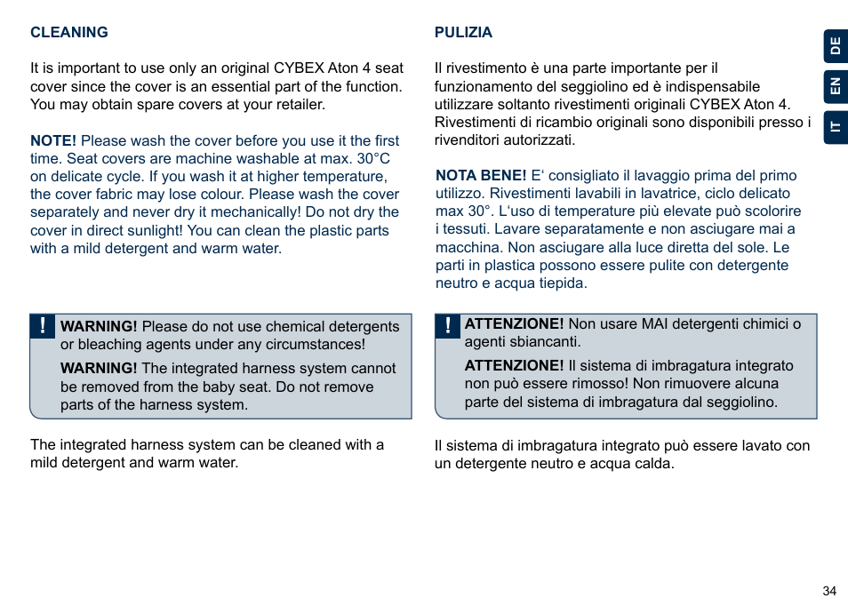 Cybex ATON 4 User Manual | Page 36 / 132