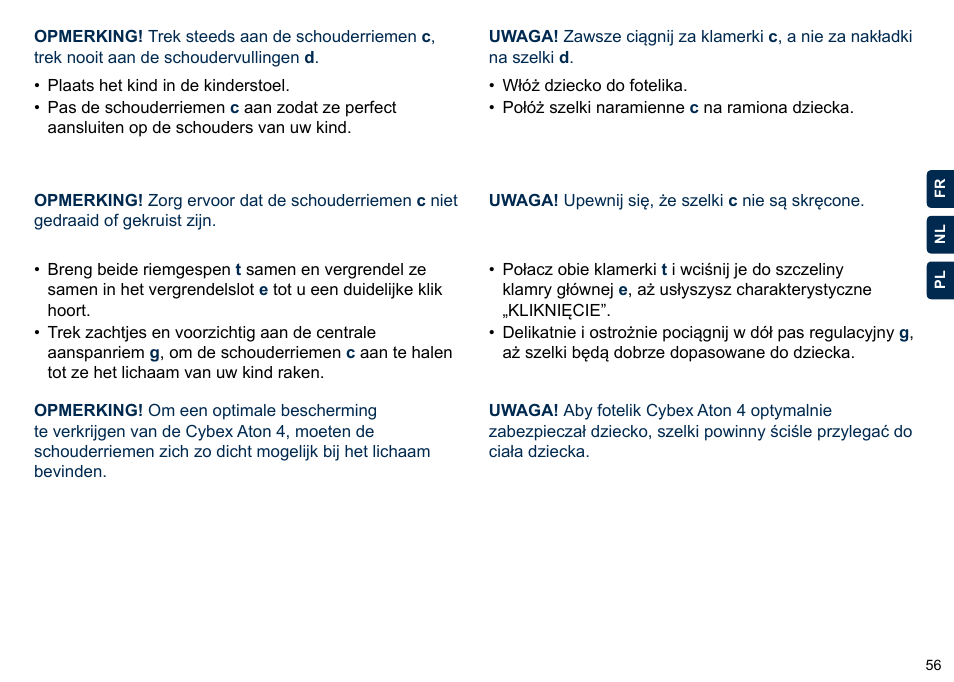 Cybex ATON 4 User Manual | Page 58 / 132