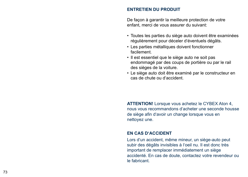 Cybex ATON 4 User Manual | Page 75 / 132