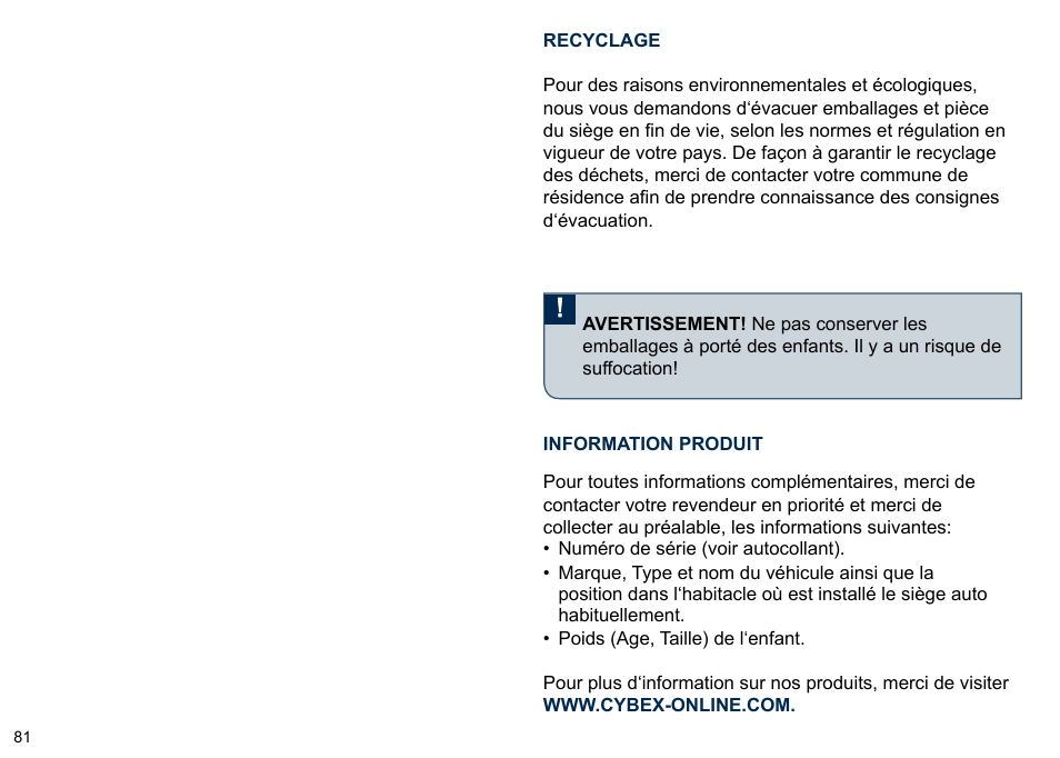 Cybex ATON 4 User Manual | Page 83 / 132