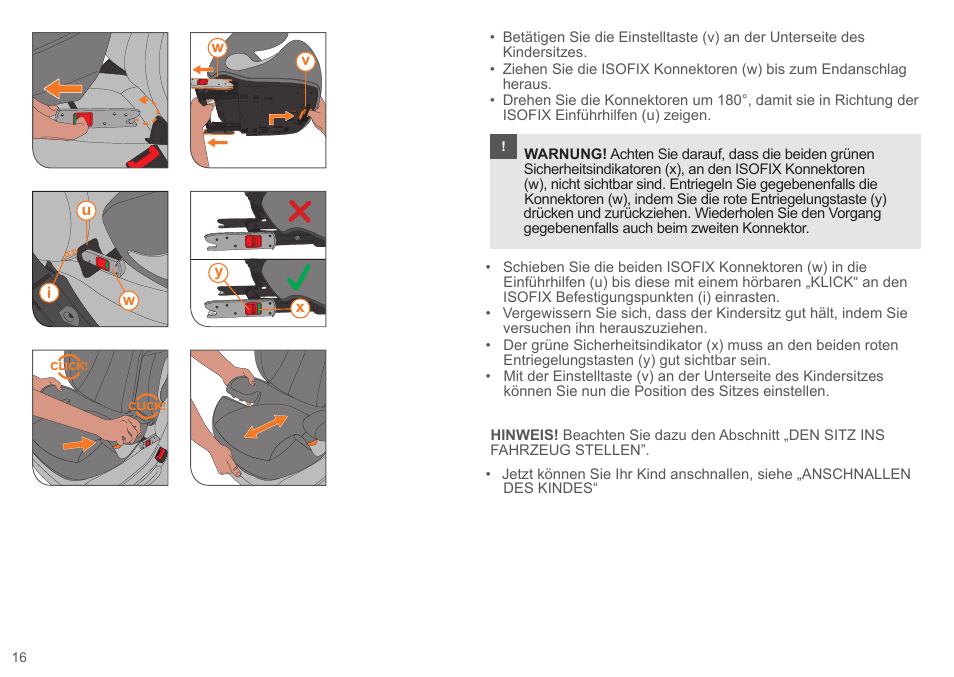 Cybex SOLUTION Q2-FIX User Manual | Page 16 / 100