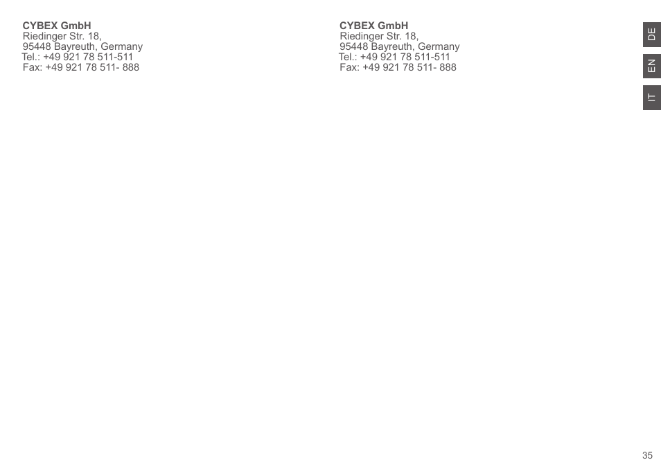 Cybex SOLUTION Q2-FIX User Manual | Page 35 / 100