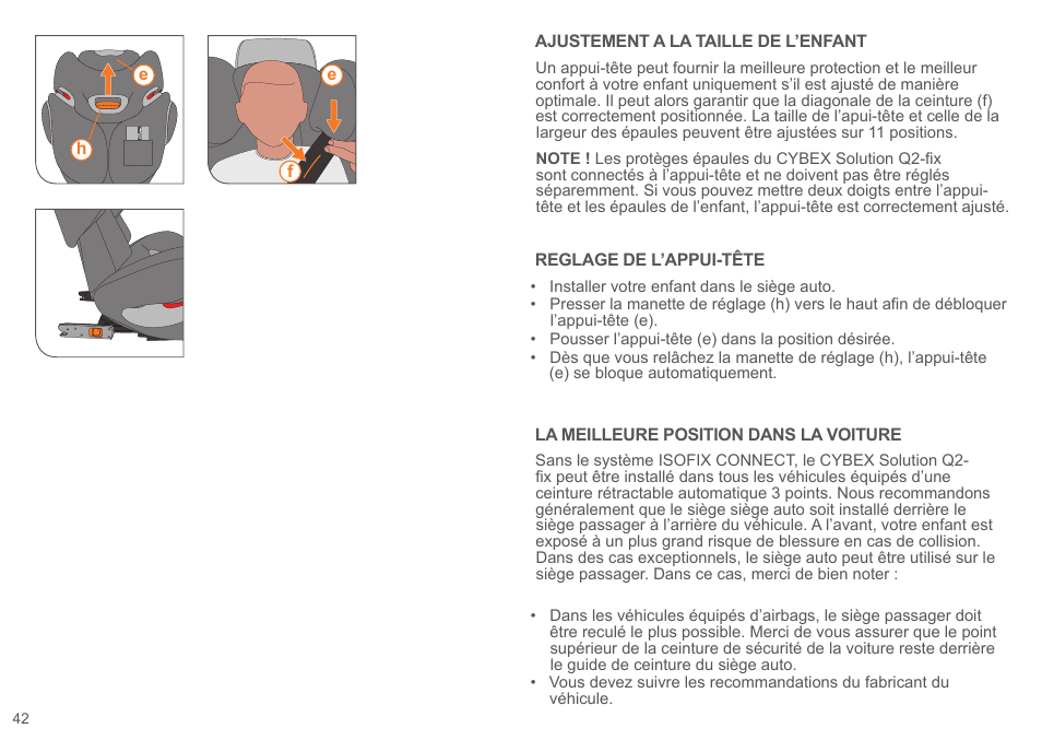 Cybex SOLUTION Q2-FIX User Manual | Page 42 / 100
