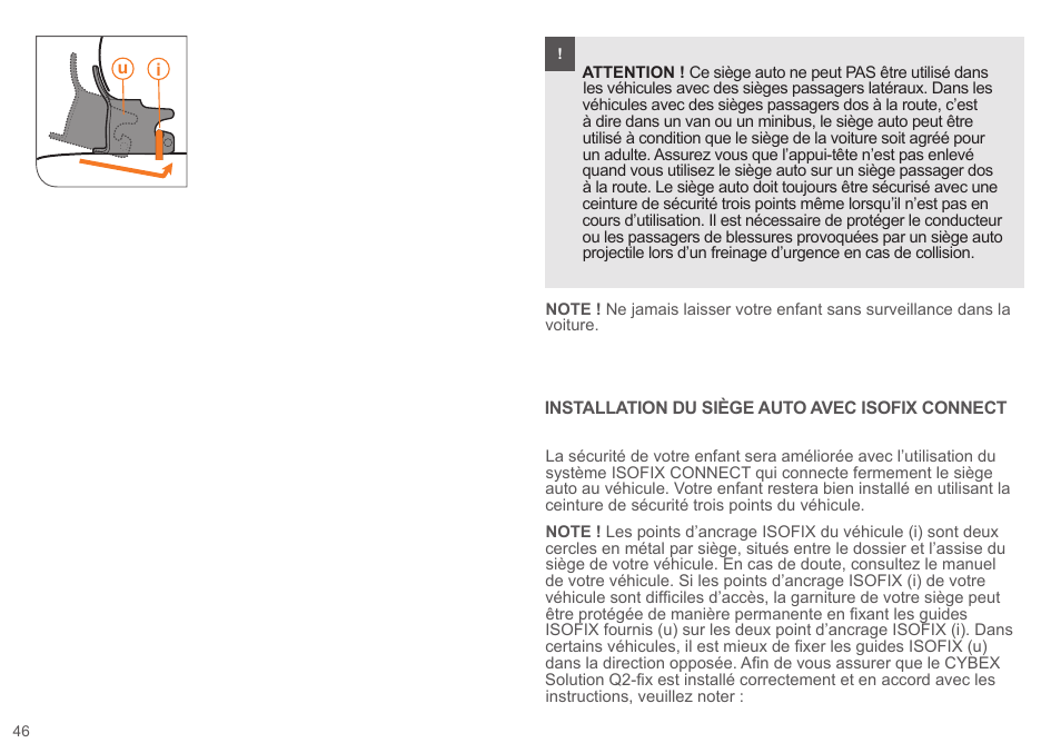 Cybex SOLUTION Q2-FIX User Manual | Page 46 / 100