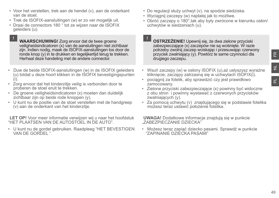 Cybex SOLUTION Q2-FIX User Manual | Page 49 / 100