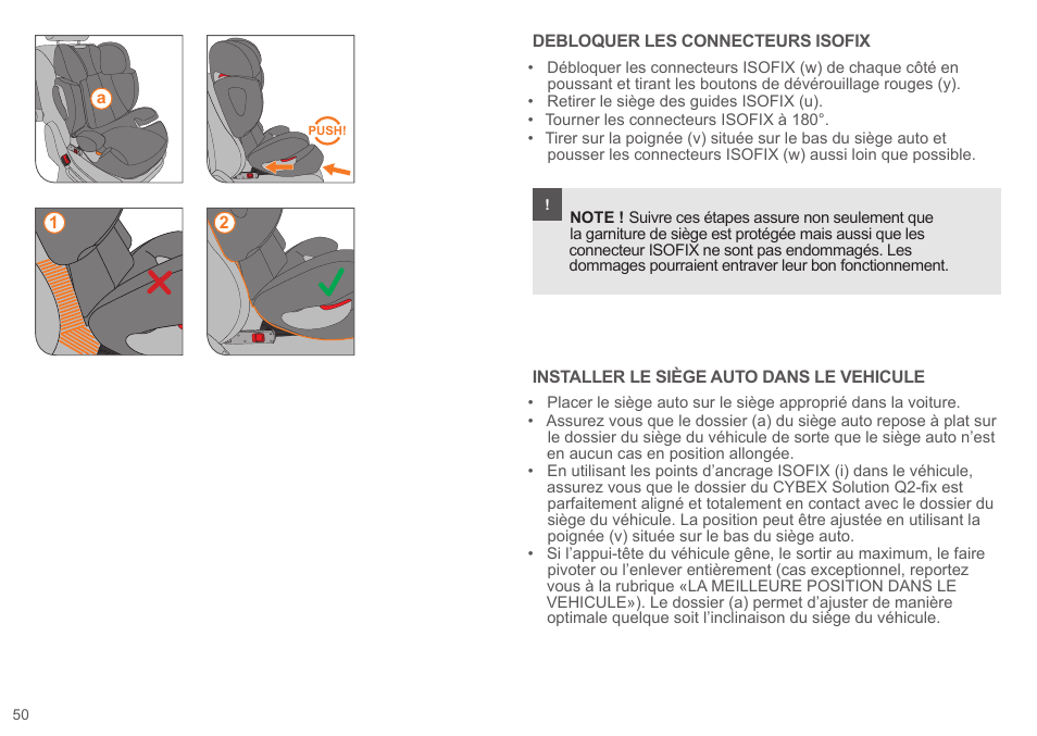 Cybex SOLUTION Q2-FIX User Manual | Page 50 / 100