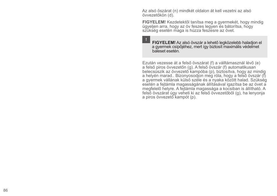 Cybex SOLUTION Q2-FIX User Manual | Page 86 / 100