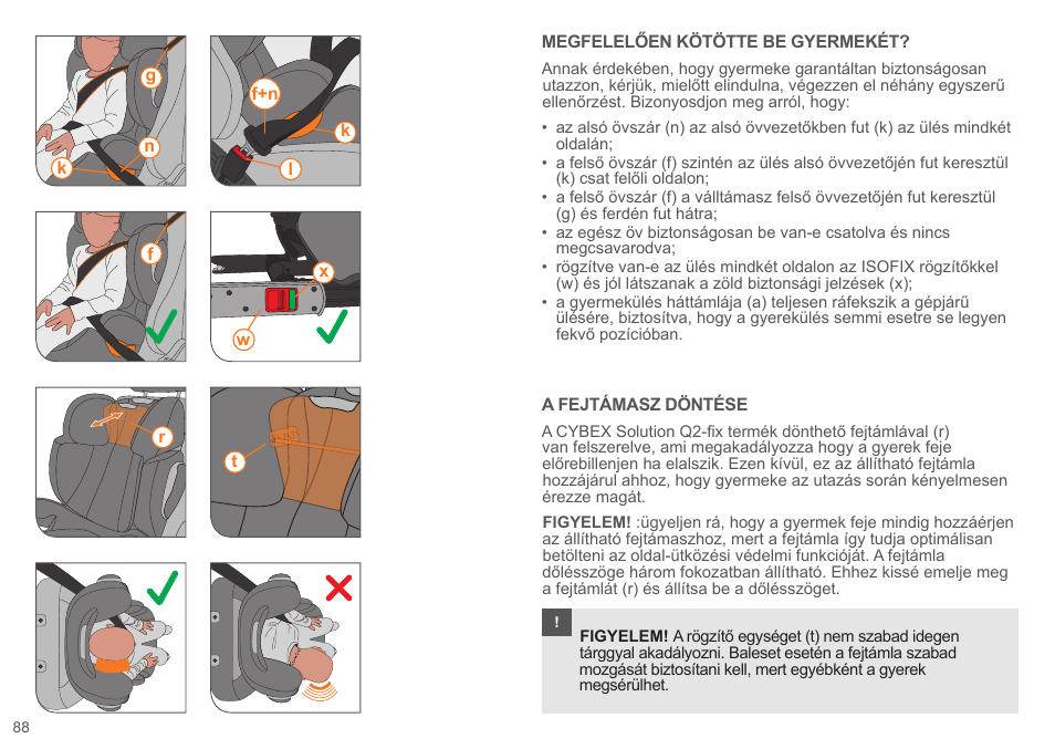 Cybex SOLUTION Q2-FIX User Manual | Page 88 / 100