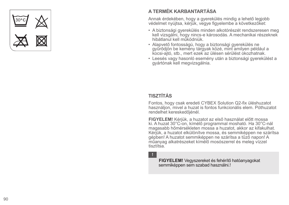 Cybex SOLUTION Q2-FIX User Manual | Page 90 / 100