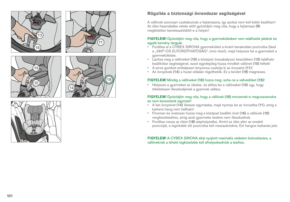 Cybex SIRONA User Manual | Page 103 / 120