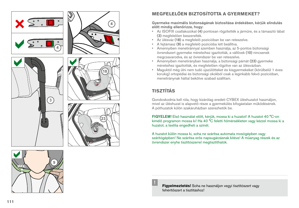 Cybex SIRONA User Manual | Page 113 / 120