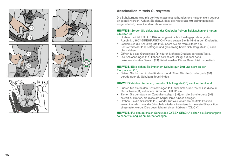Cybex SIRONA User Manual | Page 27 / 120