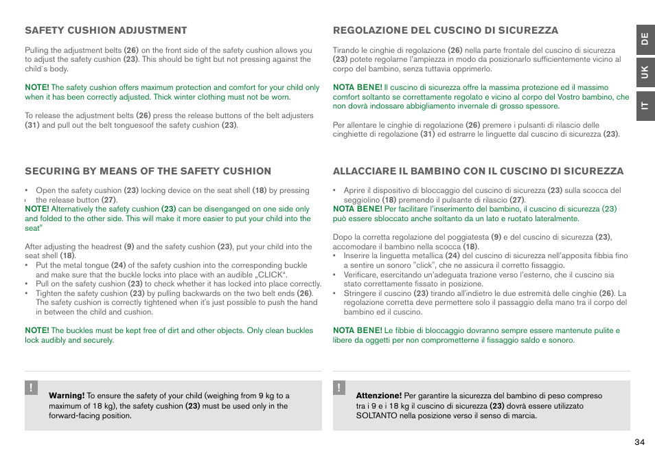 Cybex SIRONA User Manual | Page 36 / 120