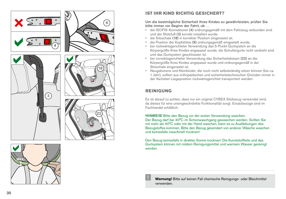 Cybex SIRONA User Manual | Page 37 / 120
