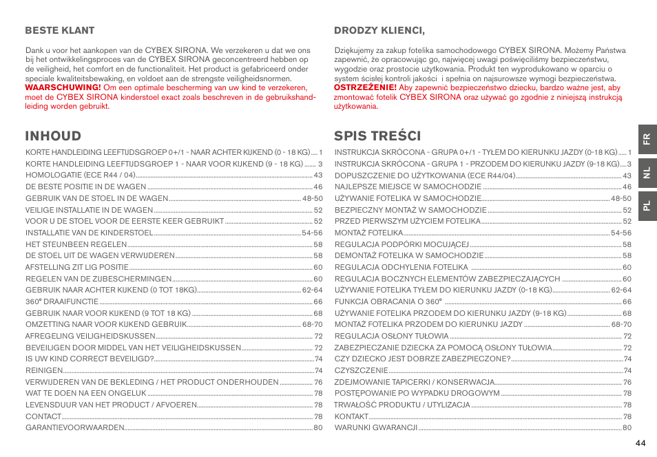 Cybex SIRONA User Manual | Page 46 / 120