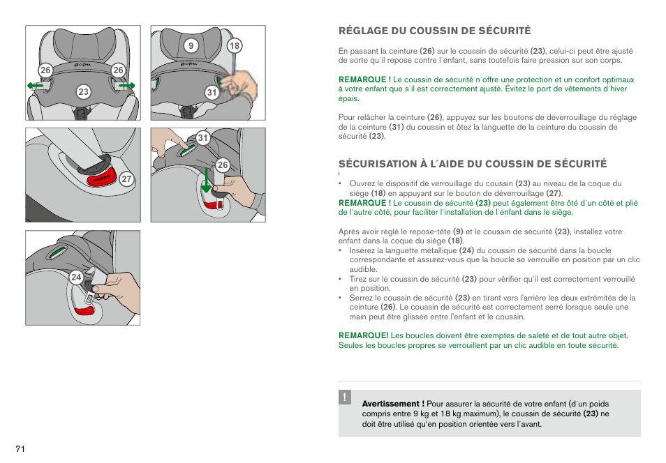 Cybex SIRONA User Manual | Page 73 / 120
