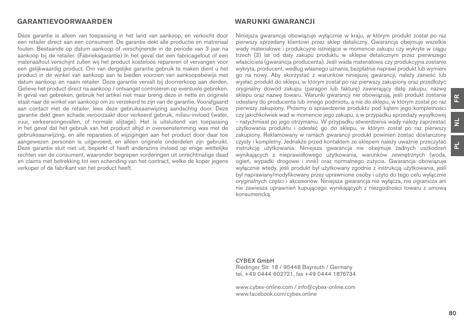 Cybex SIRONA User Manual | Page 82 / 120