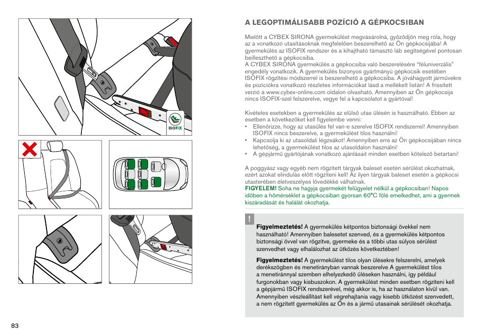 Cybex SIRONA User Manual | Page 85 / 120