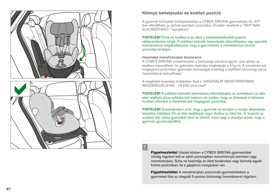 Cybex SIRONA User Manual | Page 89 / 120