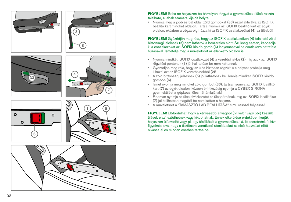 Cybex SIRONA User Manual | Page 95 / 120