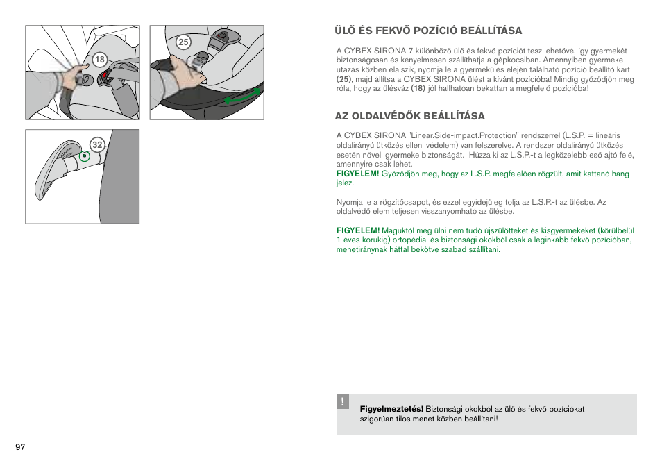Cybex SIRONA User Manual | Page 99 / 120