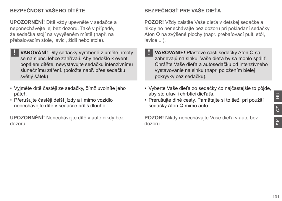 Cybex ATON Q User Manual | Page 101 / 132