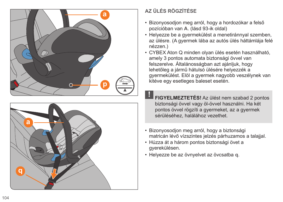 Pa a q | Cybex ATON Q User Manual | Page 104 / 132