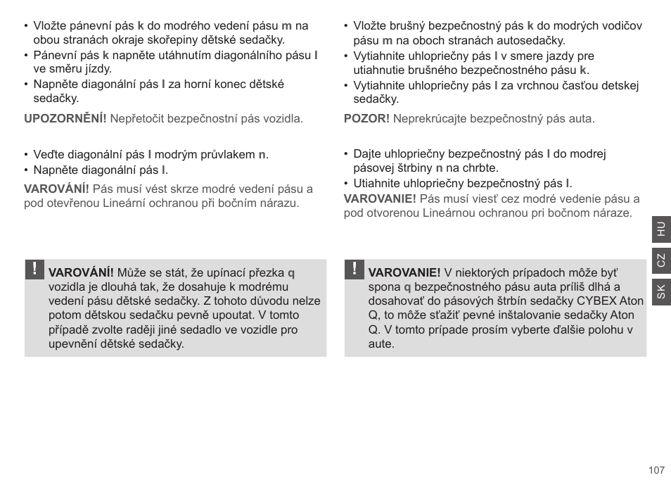 Cybex ATON Q User Manual | Page 107 / 132