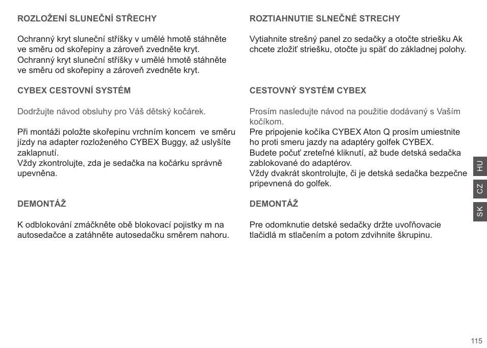 Cybex ATON Q User Manual | Page 115 / 132