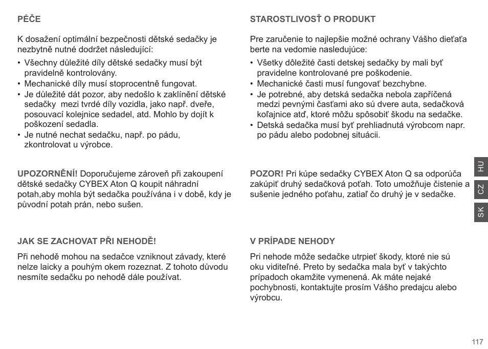 Cybex ATON Q User Manual | Page 117 / 132