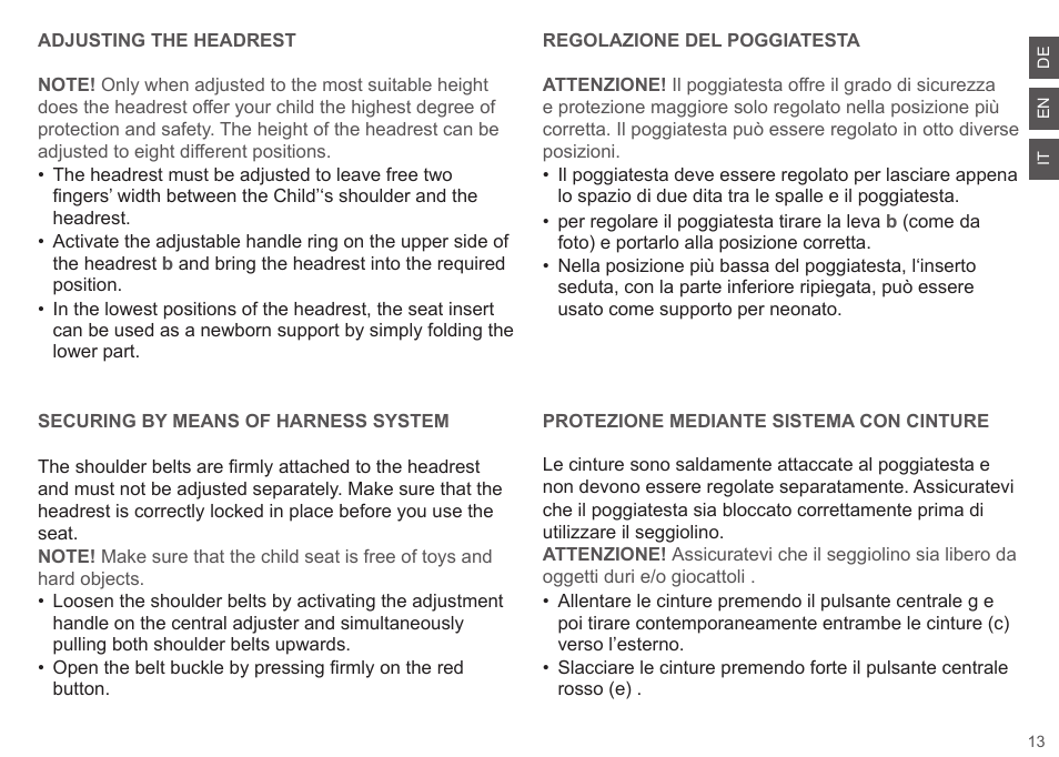 Cybex ATON Q User Manual | Page 13 / 132