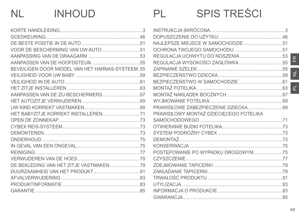 Cybex ATON Q User Manual | Page 49 / 132