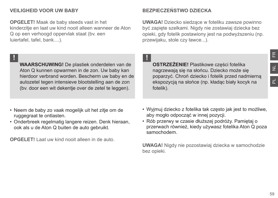 Cybex ATON Q User Manual | Page 59 / 132