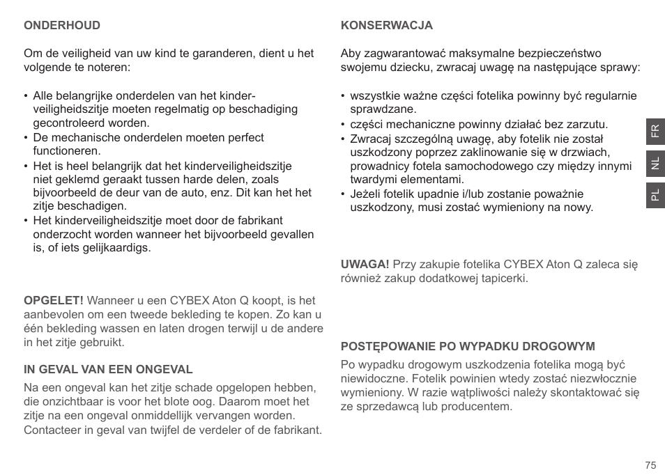 Cybex ATON Q User Manual | Page 75 / 132