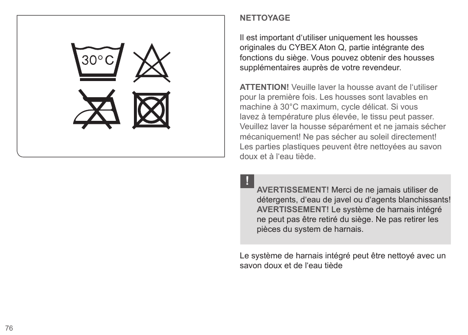 Cybex ATON Q User Manual | Page 76 / 132