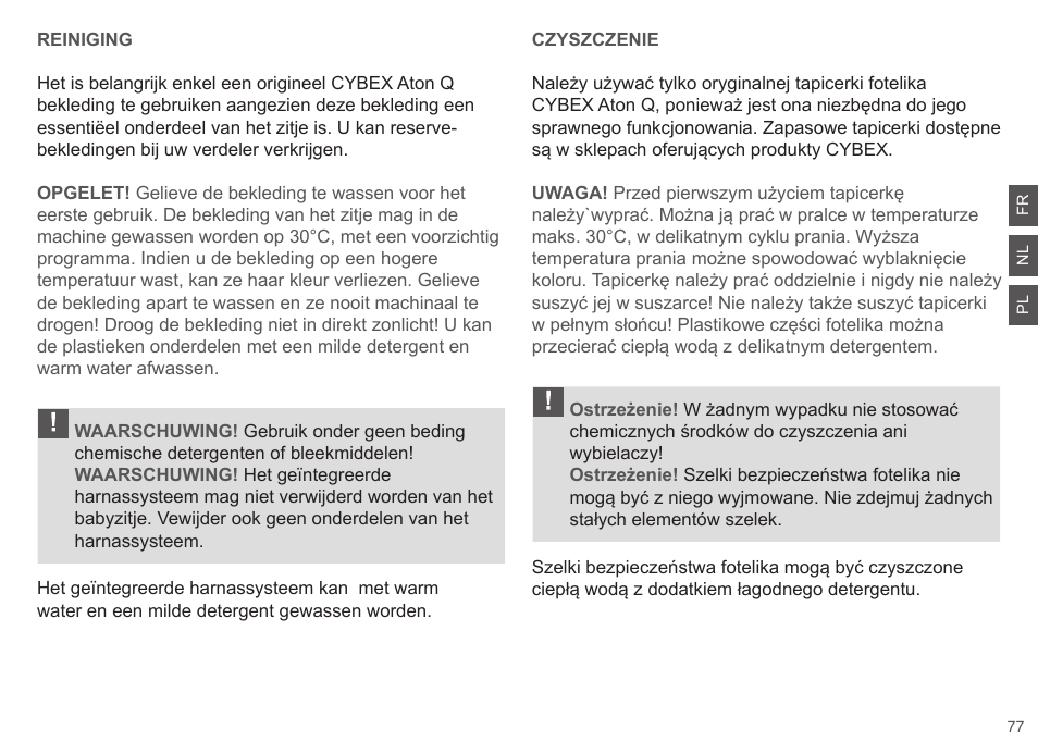 Cybex ATON Q User Manual | Page 77 / 132