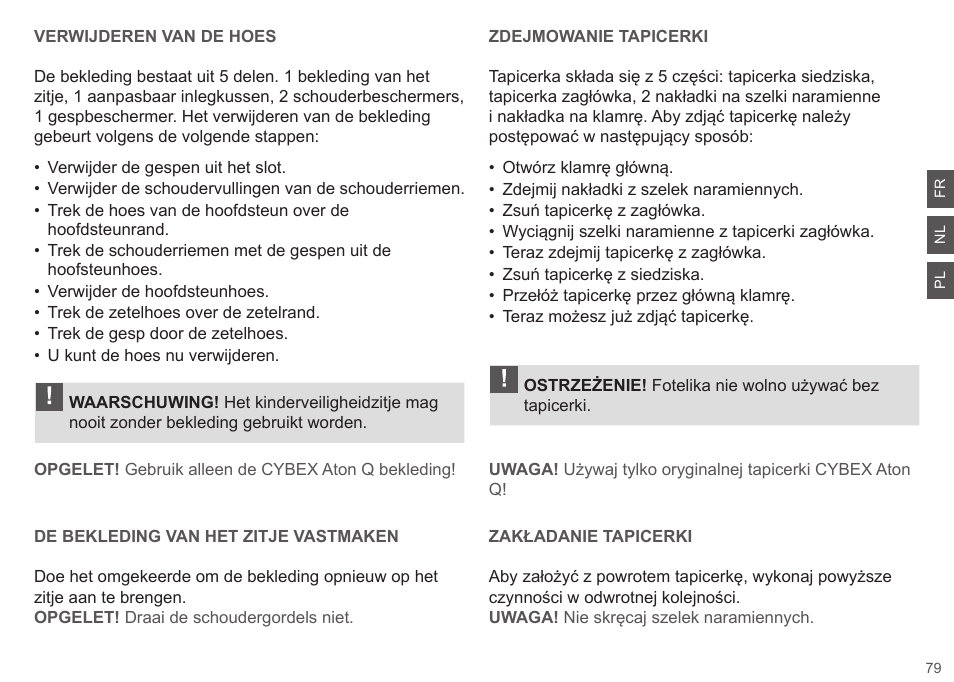 Cybex ATON Q User Manual | Page 79 / 132