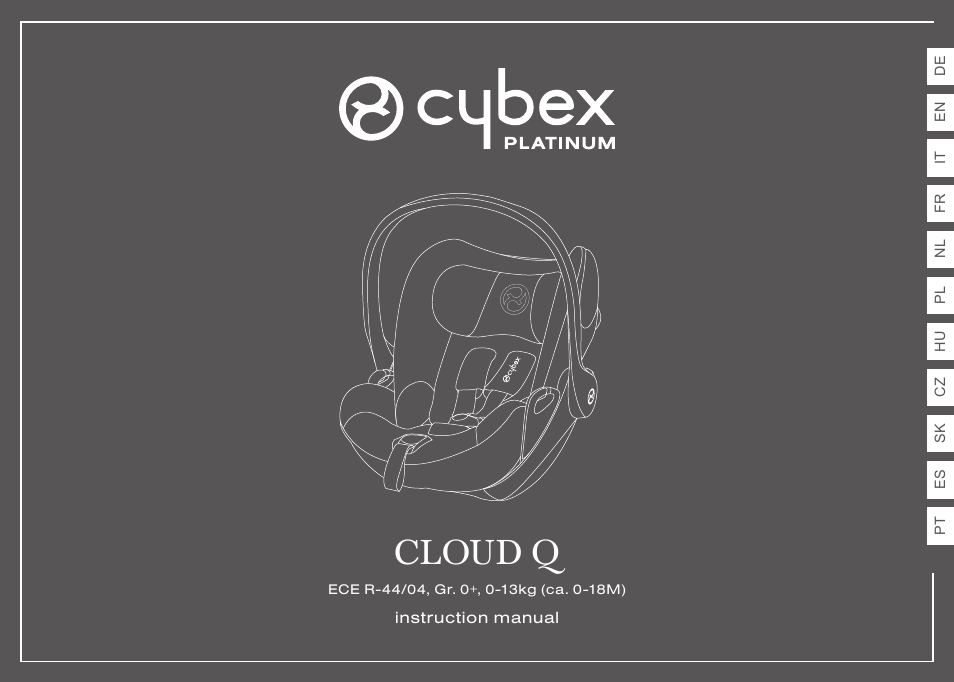 Cybex CLOUD Q User Manual | 190 pages