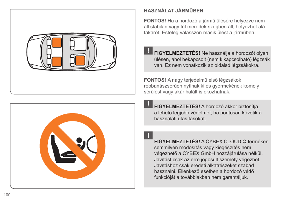 Cybex CLOUD Q User Manual | Page 100 / 190