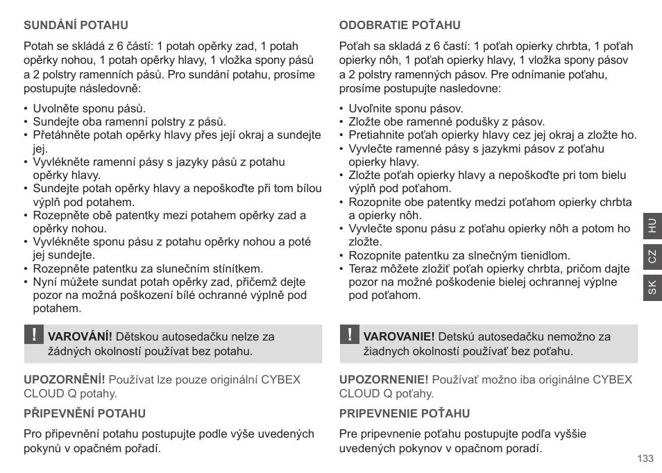 Cybex CLOUD Q User Manual | Page 133 / 190