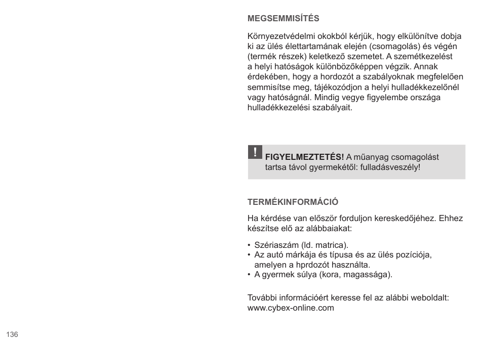 Cybex CLOUD Q User Manual | Page 136 / 190