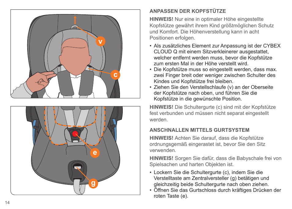 Ec v g | Cybex CLOUD Q User Manual | Page 14 / 190