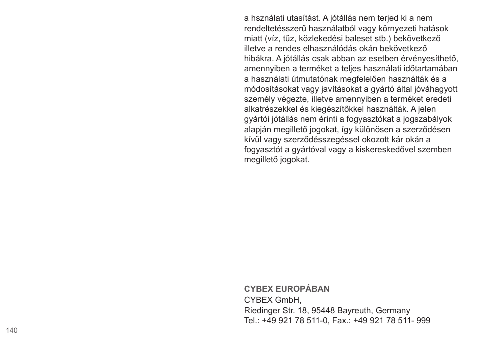 Cybex CLOUD Q User Manual | Page 140 / 190