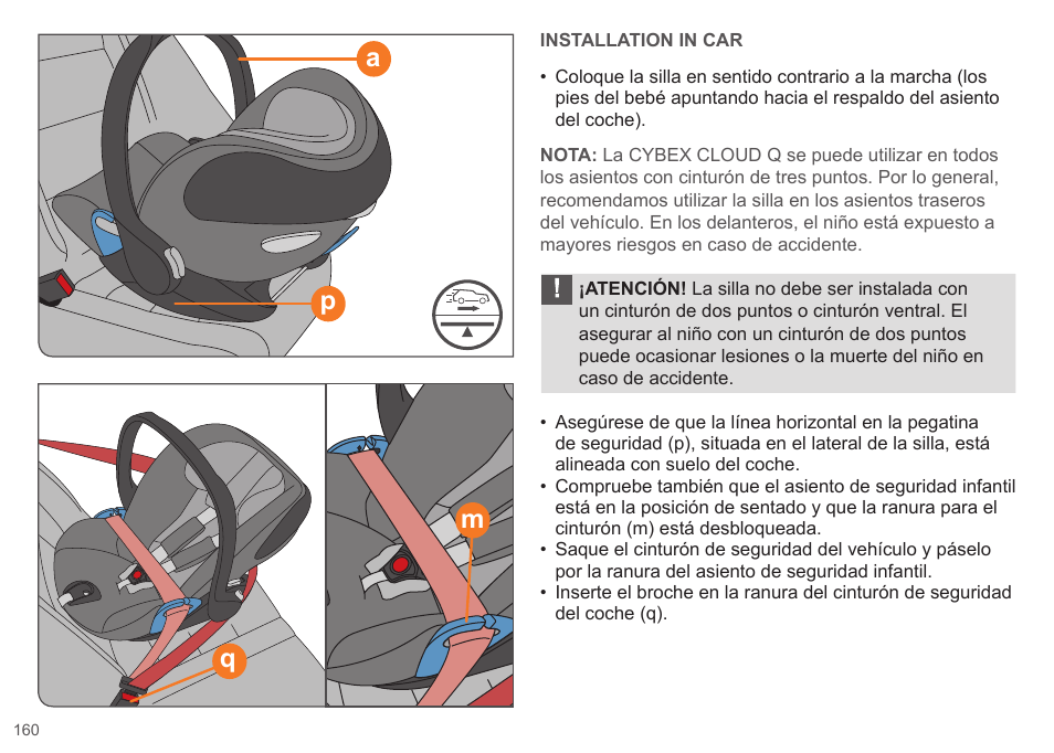 Pa q m | Cybex CLOUD Q User Manual | Page 160 / 190
