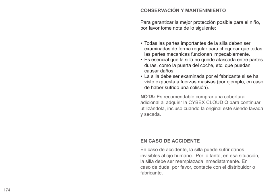 Cybex CLOUD Q User Manual | Page 174 / 190