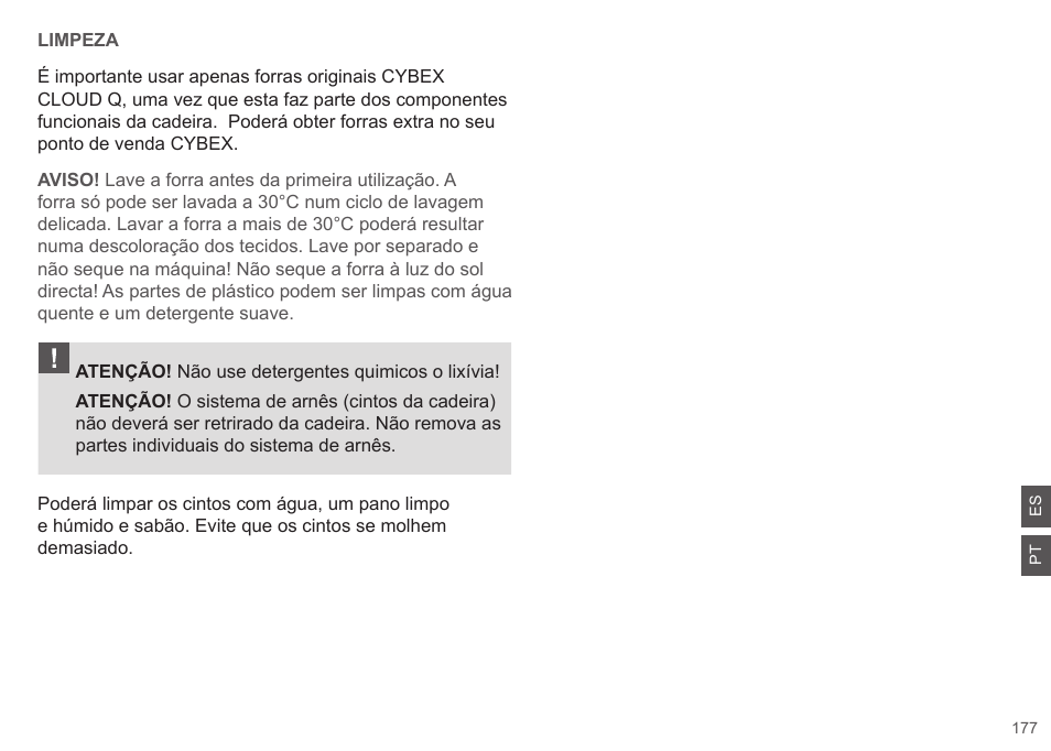 Cybex CLOUD Q User Manual | Page 177 / 190