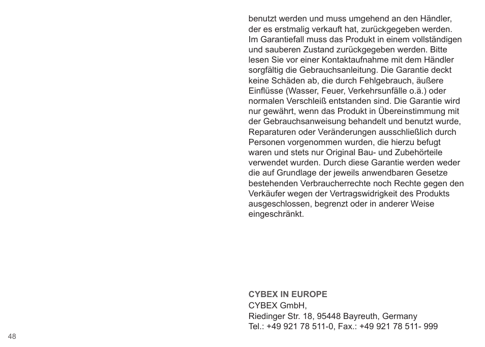 Cybex CLOUD Q User Manual | Page 48 / 190