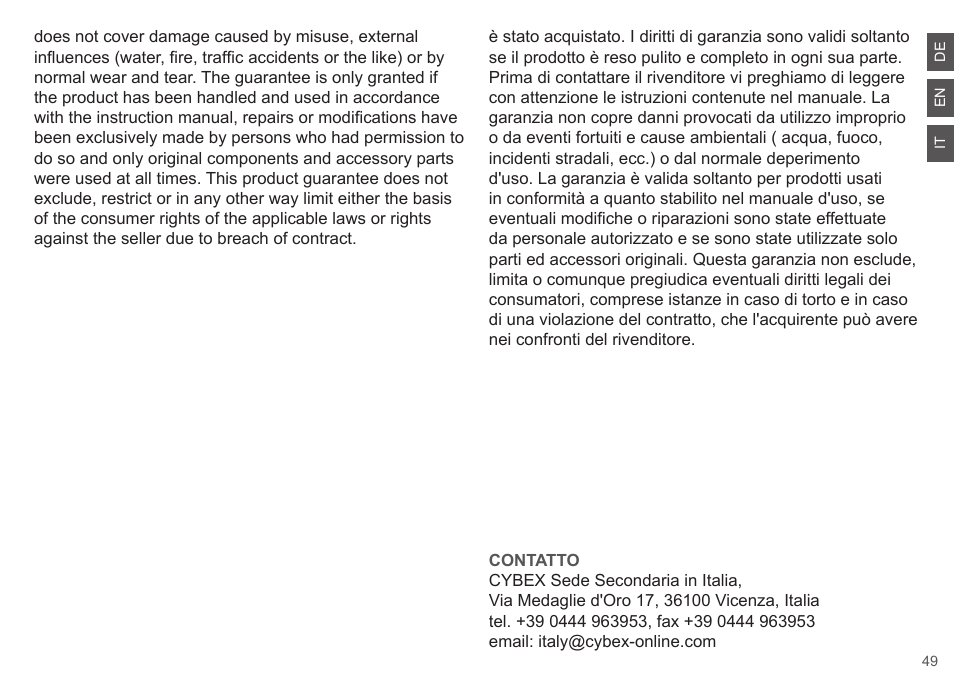 Cybex CLOUD Q User Manual | Page 49 / 190