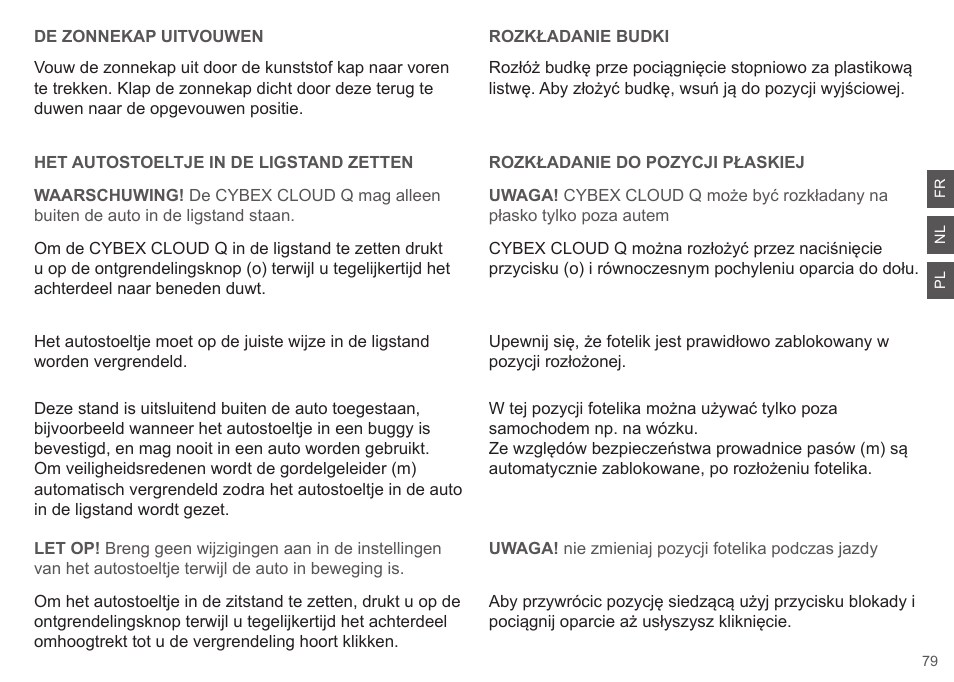 Cybex CLOUD Q User Manual | Page 79 / 190
